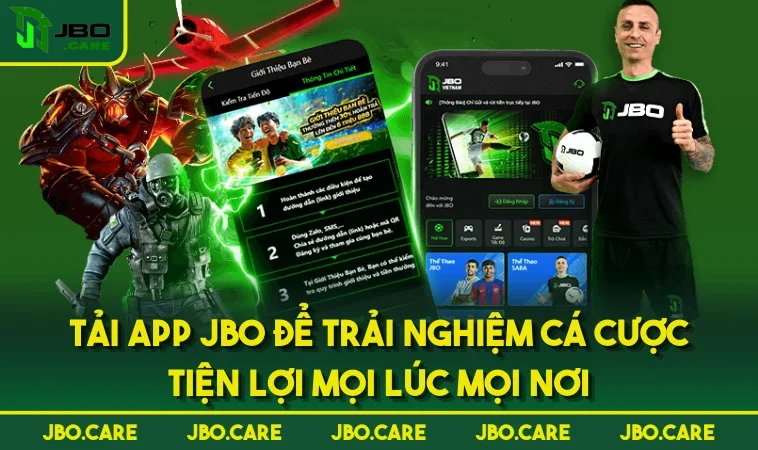 Tải App JBO Để Trải Nghiệm Cá Cược Tiện Lợi Mọi Lúc Mọi Nơi
